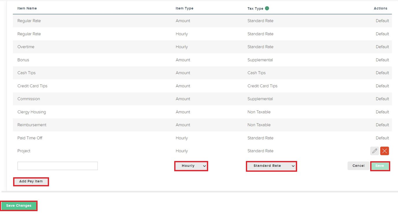 Creating and Adding Custom Pay Rates to the Compensation Table