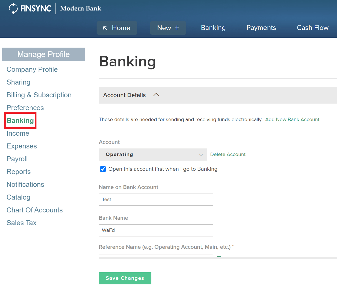 Understanding Default Bank Accounts