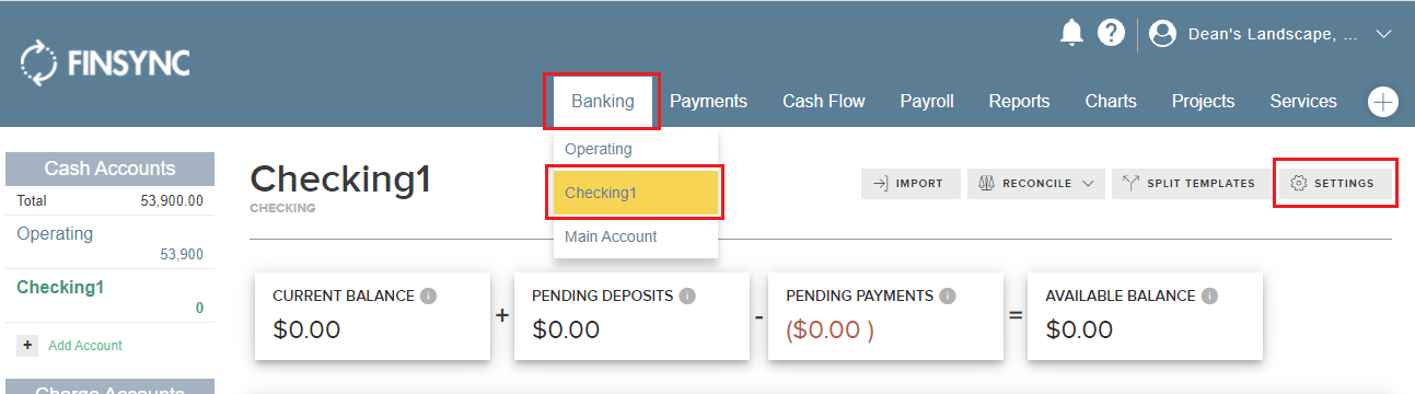 starting balance definition banking